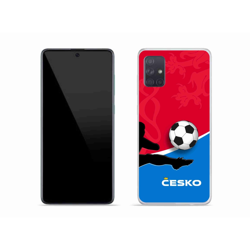 Gél borítás mmCase Samsung Galaxy A51 - futball Csehország 2