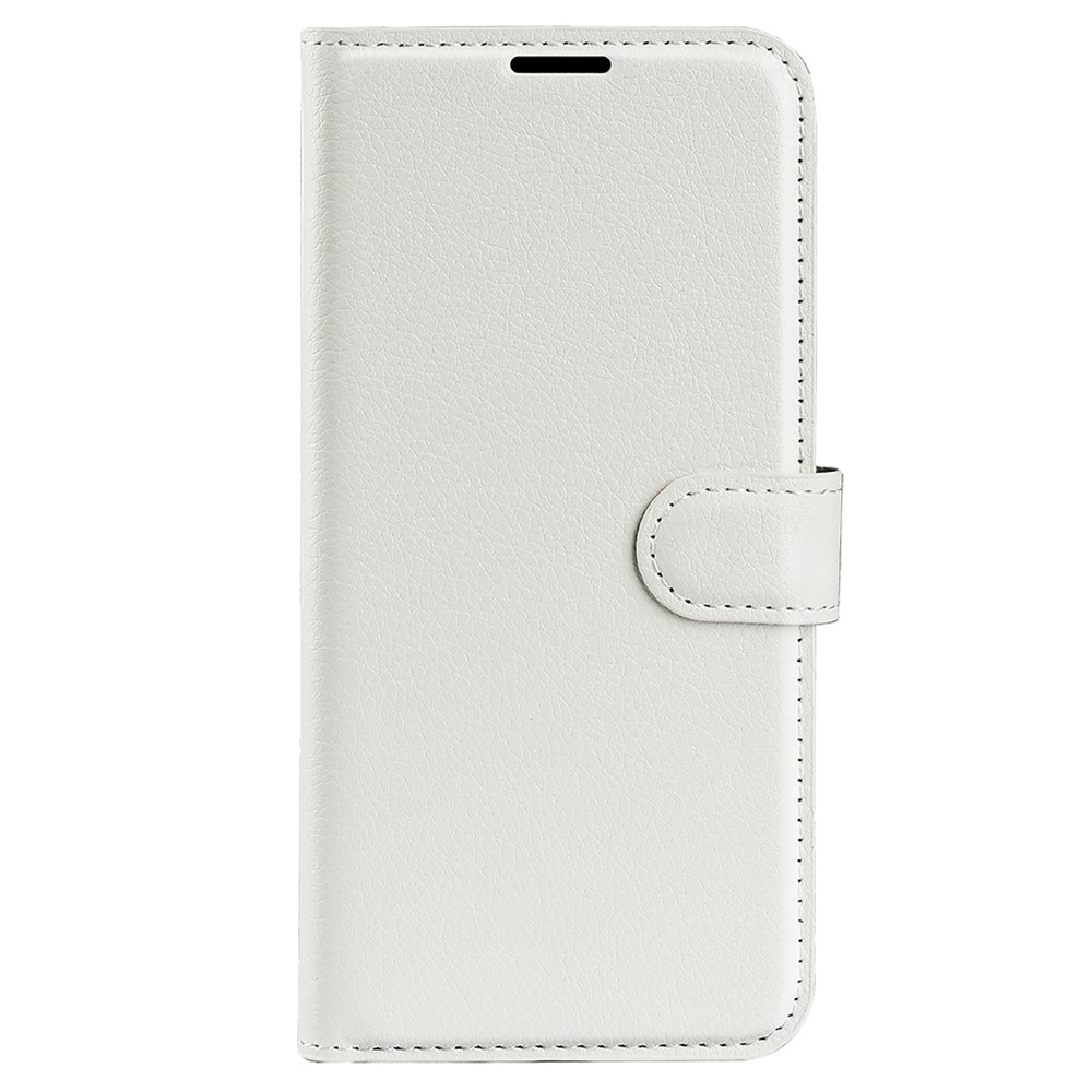 Litchi könyv tok Samsung Galaxy A25 5G - fehér