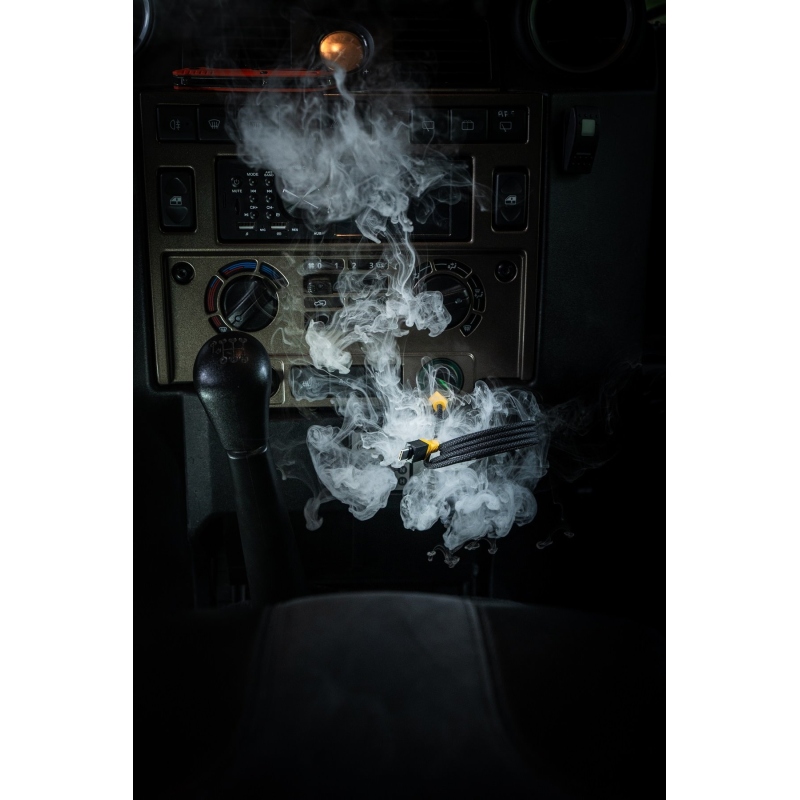 Taktikai MagRope USB-C/USB-C 1m Fekete/sárga