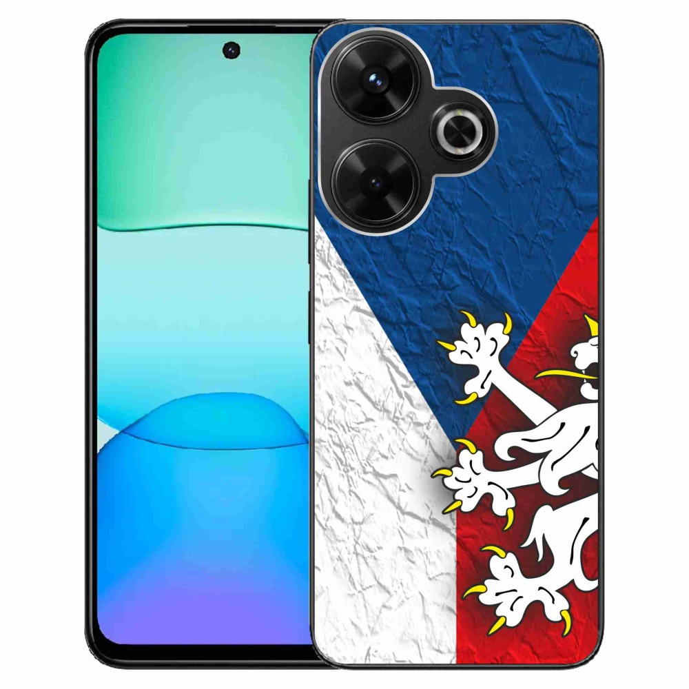 Gél borítás mmCase a Xiaomi Redmi 13 4G/Poco M6 4G - cseh zászlóhoz 1