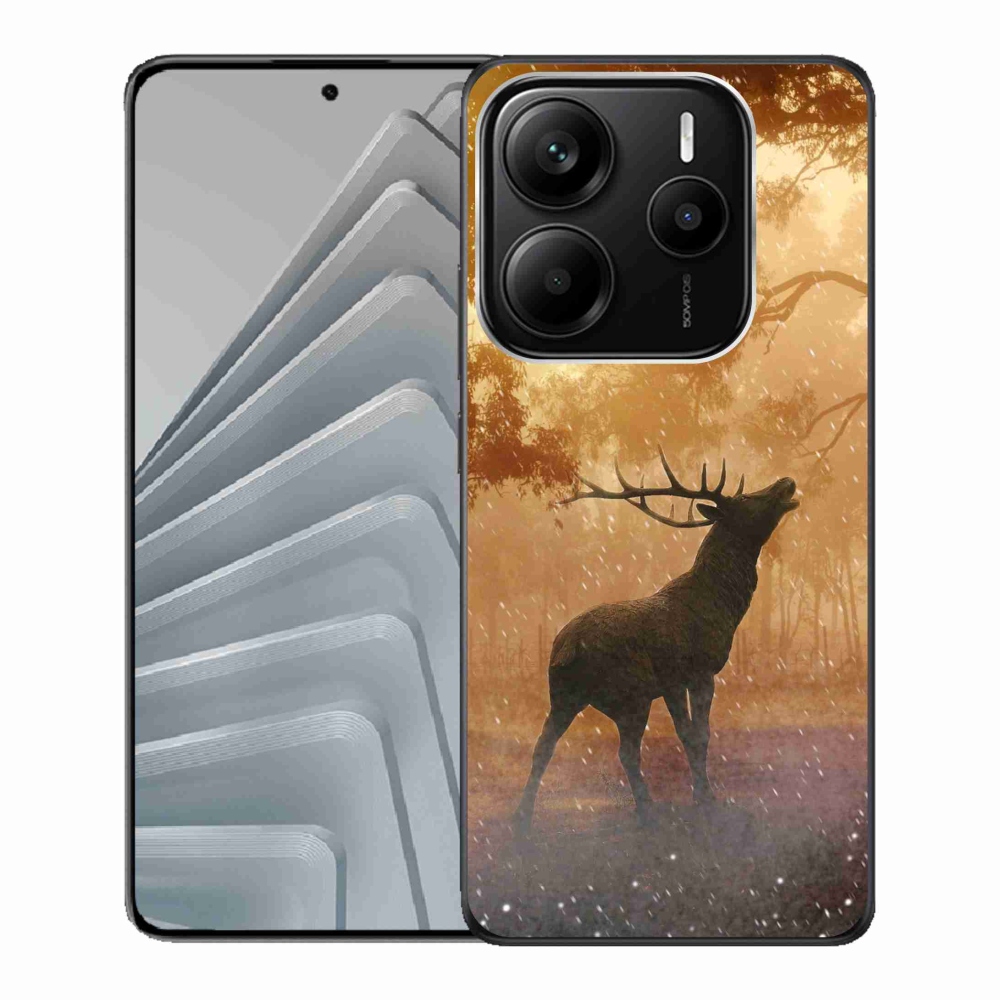 Gél borítás mmCase a Xiaomi Redmi Note 14 5G-hez - szarvasok a vadászaton