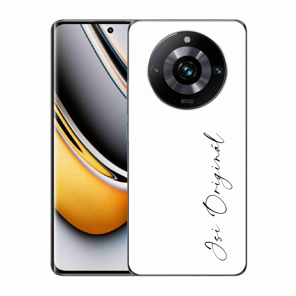 Gél borító mmCase a Realme 11 Pro/11 Pro+ - Ön az eredeti fehér háttér