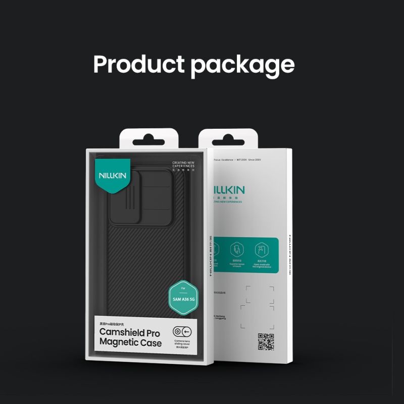 Nillkin CamShield PRO mágneses hátlap Samsung Galaxy A36 5G fekete
