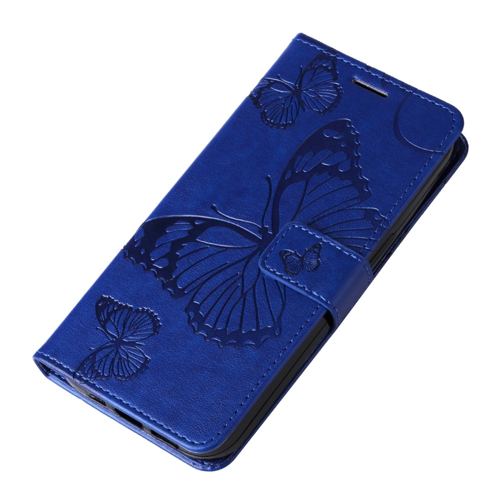 Nagy pillangó könyv tok a Xiaomi 13T/13T Pro-hoz - kék