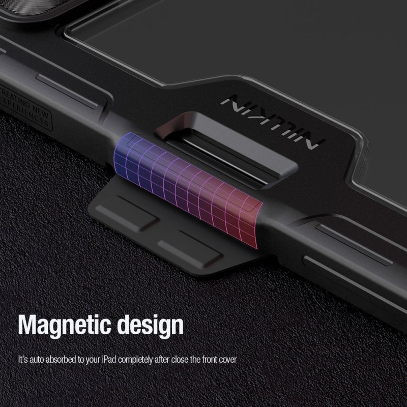 Nillkin Bumper PRO Védő állvány tok Multi-angle a Xiaomi Pad 8/8 Pro fekete színűhöz