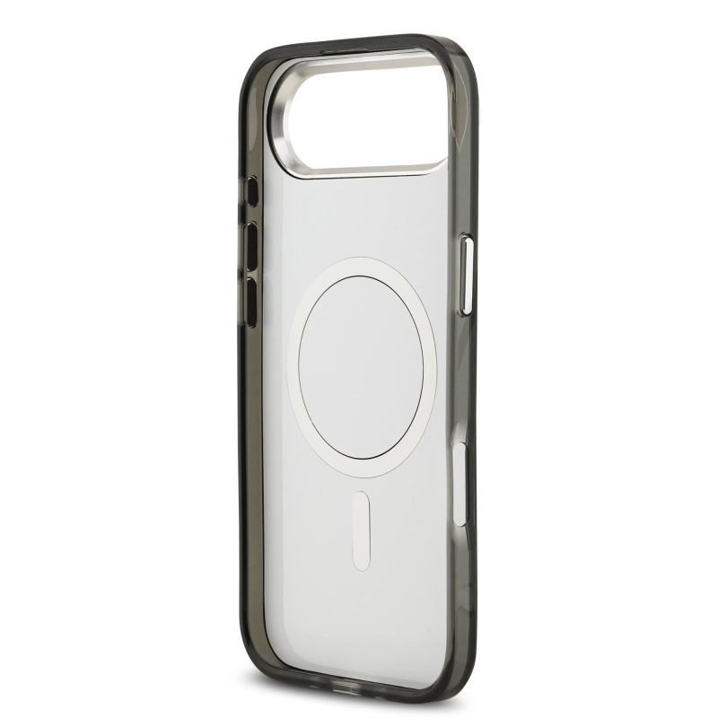 Karl Lagerfeld IML Aquarelle Karl és Choupette hátlapi borító iPhone Air készülékhez Fekete