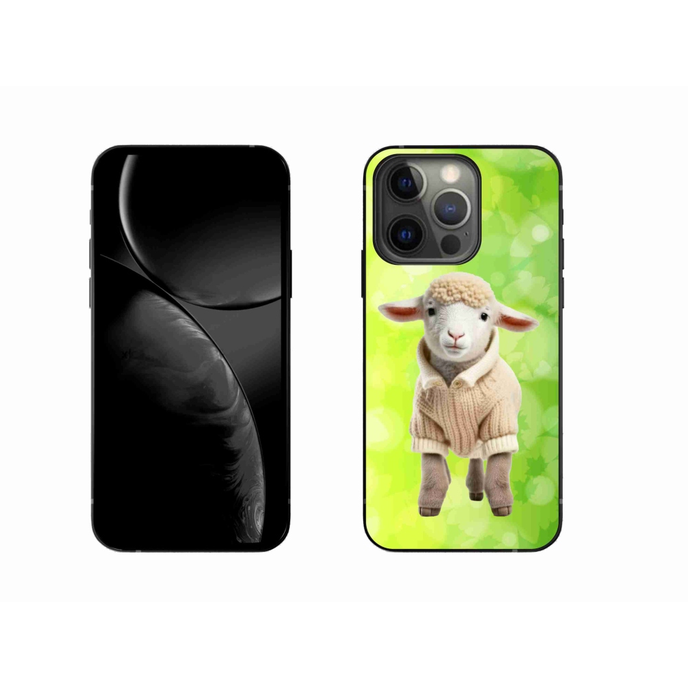 Zselés borítás mmCase iPhone 13 Pro készülékhez - bárányhús pulóverben