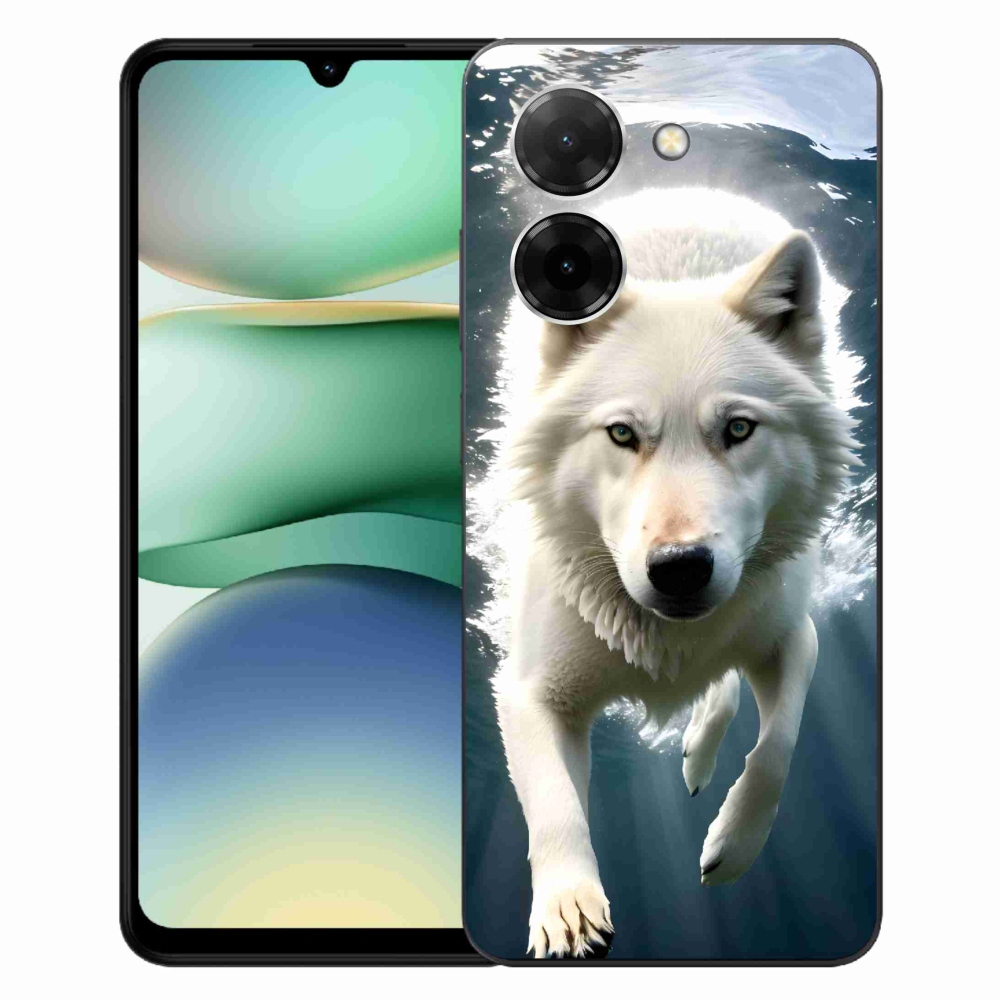 Gél borítás mmCase a Xiaomi Redmi A5 (171.7x77.8x8.3mm) - fehér farkashoz