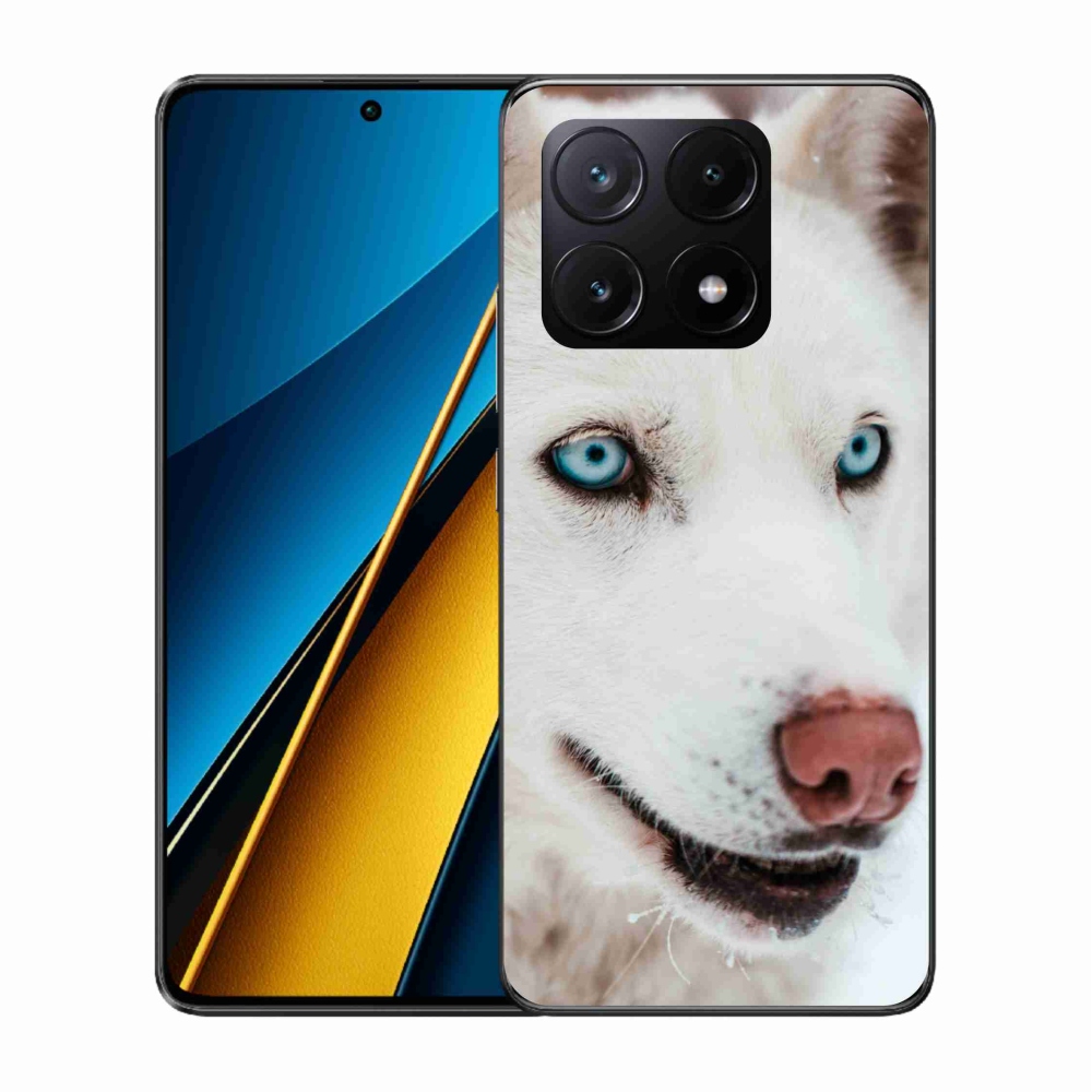 Gél tok mmCase a Xiaomi Poco X6 Pro 5G-hez - kutyaszemmel nézve