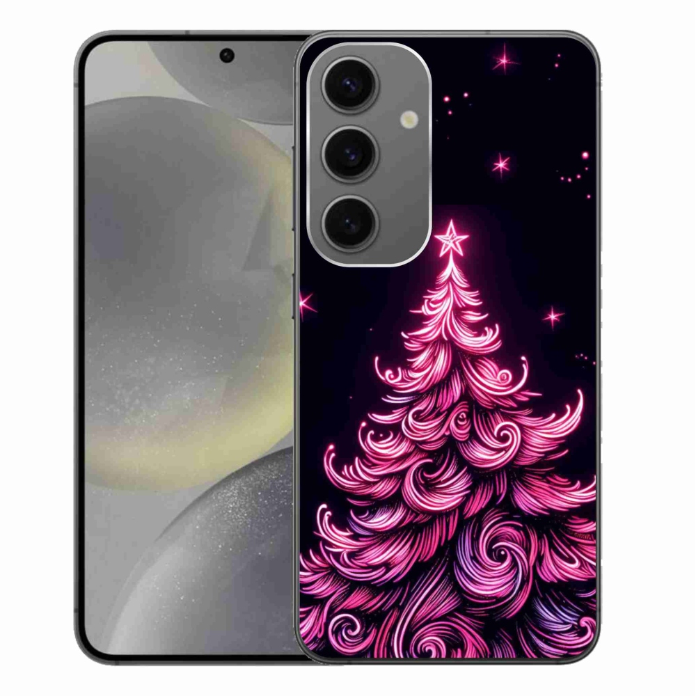 Gél borítás mmCase Samsung Galaxy S24+ - neon karácsonyfa 2