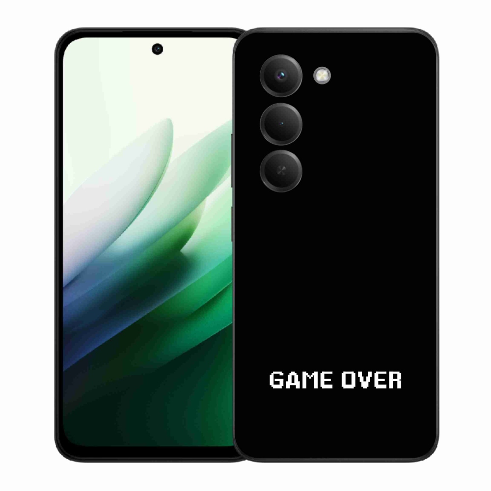 Gél borító mmCase a Xiaomi Redmi 15 5G-hez - játék fekete háttérrel