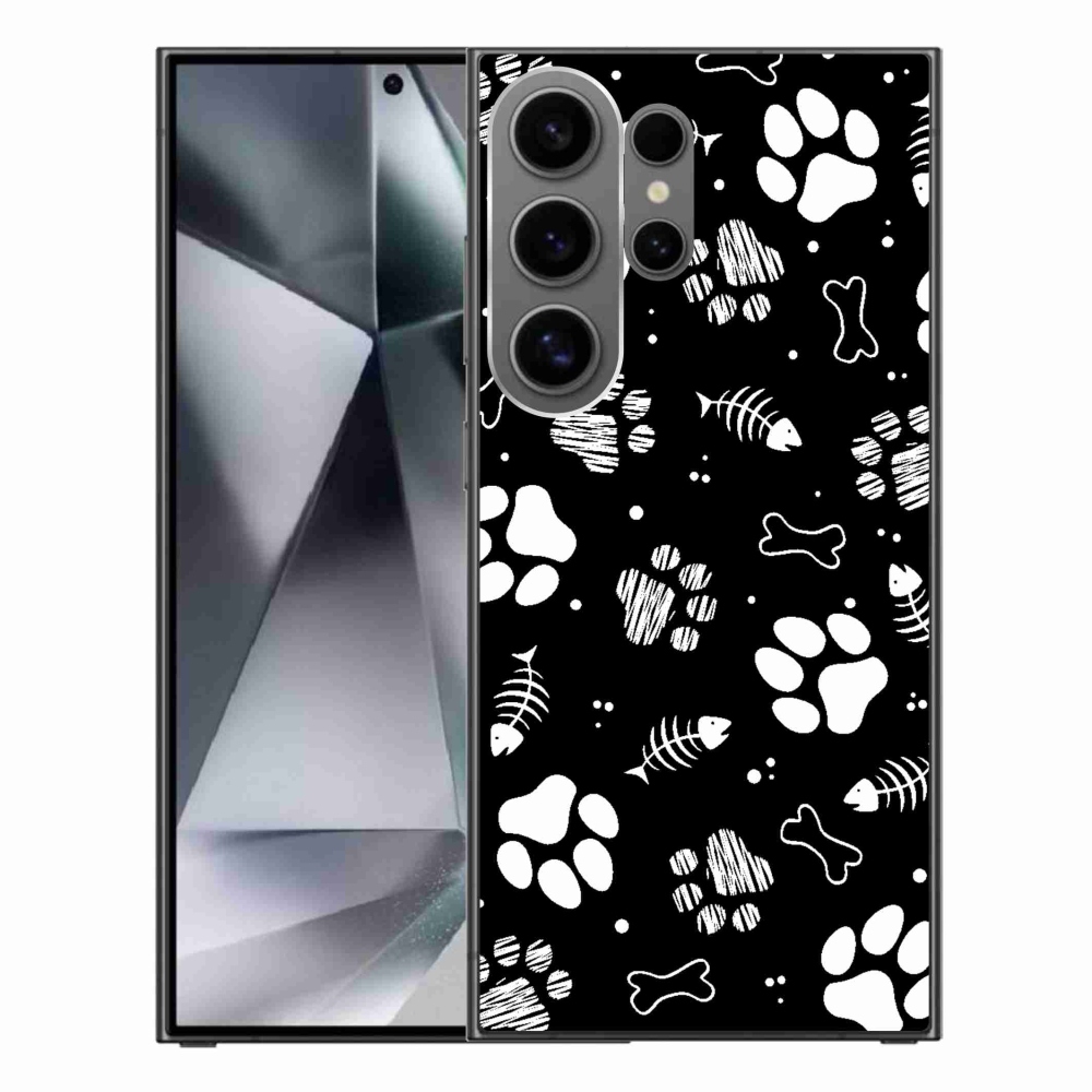 Gél borítás mmCase Samsung Galaxy S24 Ultra készülékhez - kutyamancsok