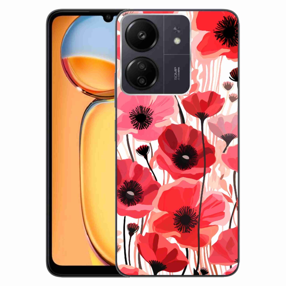 Gél borítás mmCase a Xiaomi Poco C65/Redmi 13C - mákos 1