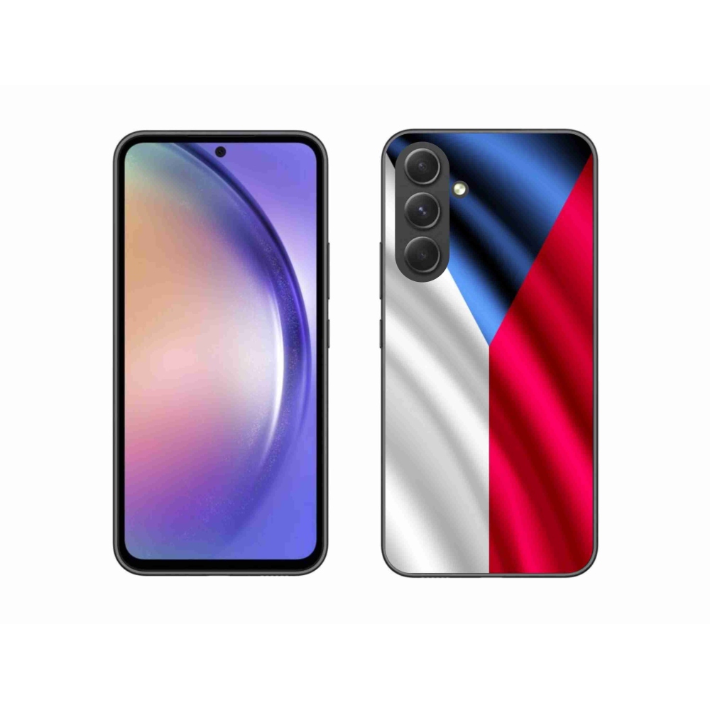 Gél védőhuzat mmCase Samsung Galaxy A54 5G - cseh zászlóhoz