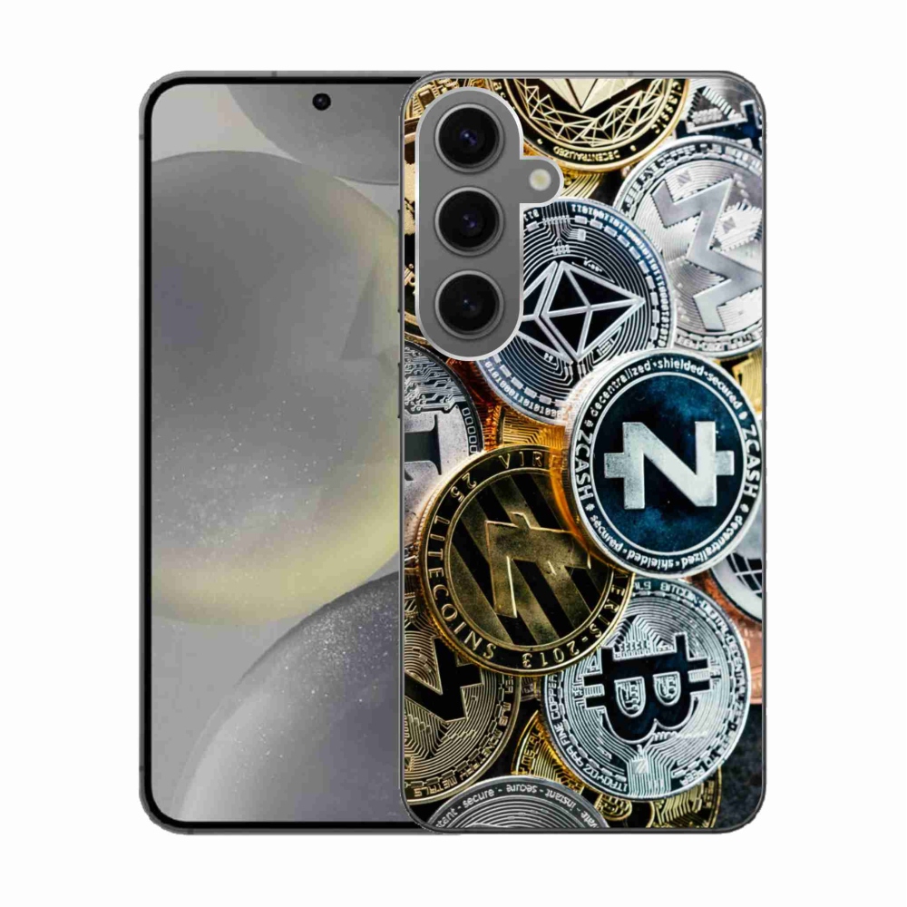 Gél borítás mmCase Samsung Galaxy S24 készülékhez - kriptovaluták