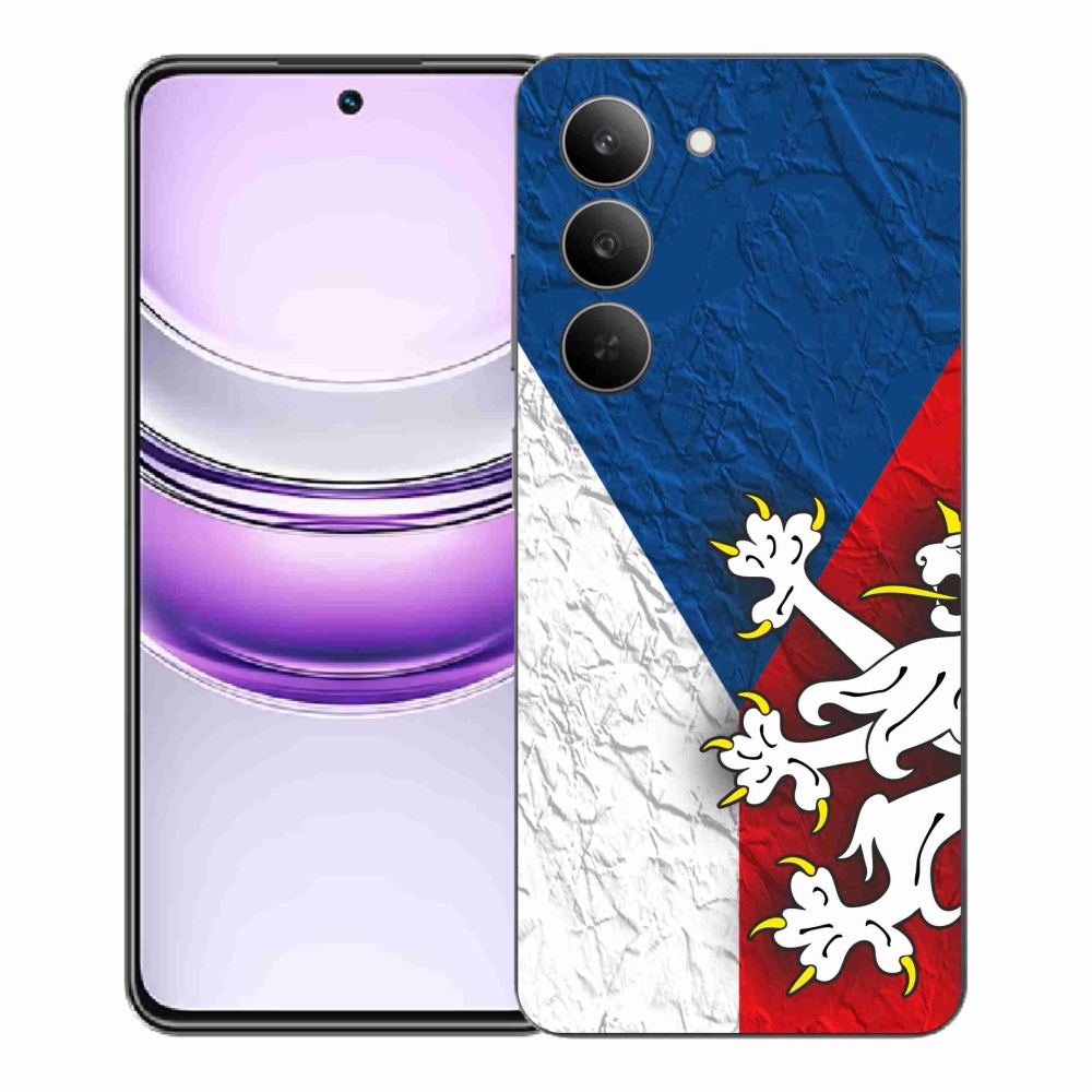 Zselés borítás mmCase a Realme 14x 5G készülékhez - cseh zászló 1