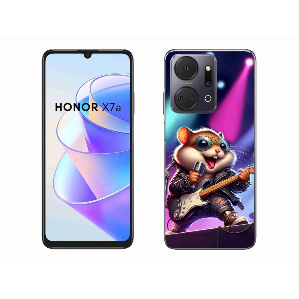 Gél borítás mmCase a Honor X7a készülékhez - hamster rocker