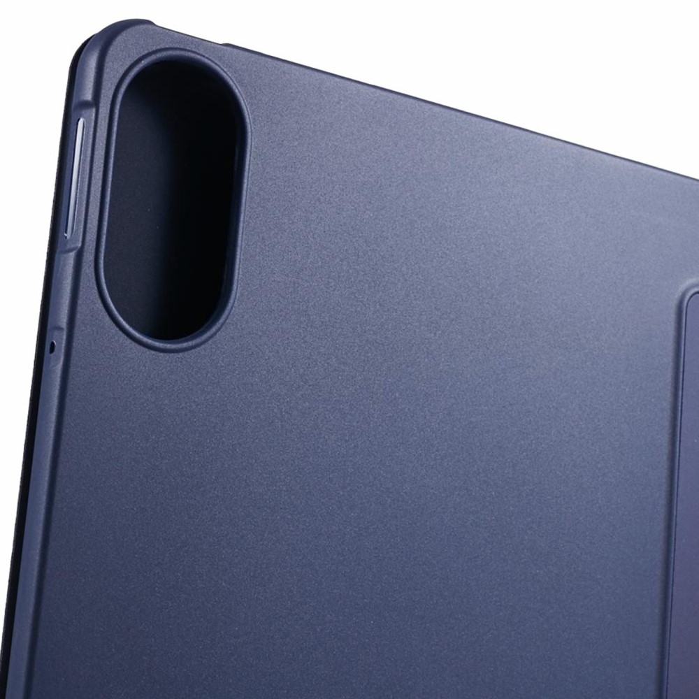 Összecsukható intelligens záró tok Xiaomi Redmi Pad Pro 4G/5G tablethez - sötétkék