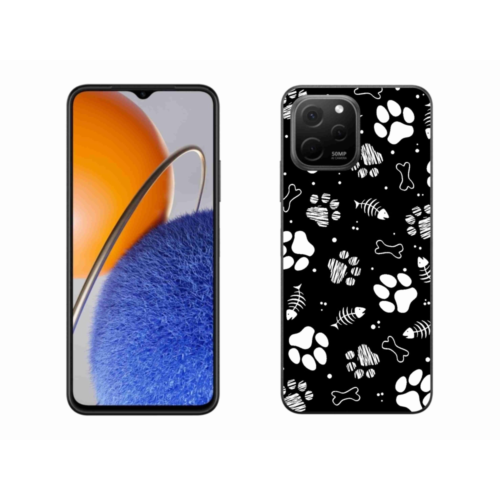 Gél borítás mmCase a Huawei Nova Y61 készülékhez - kutyamancsok