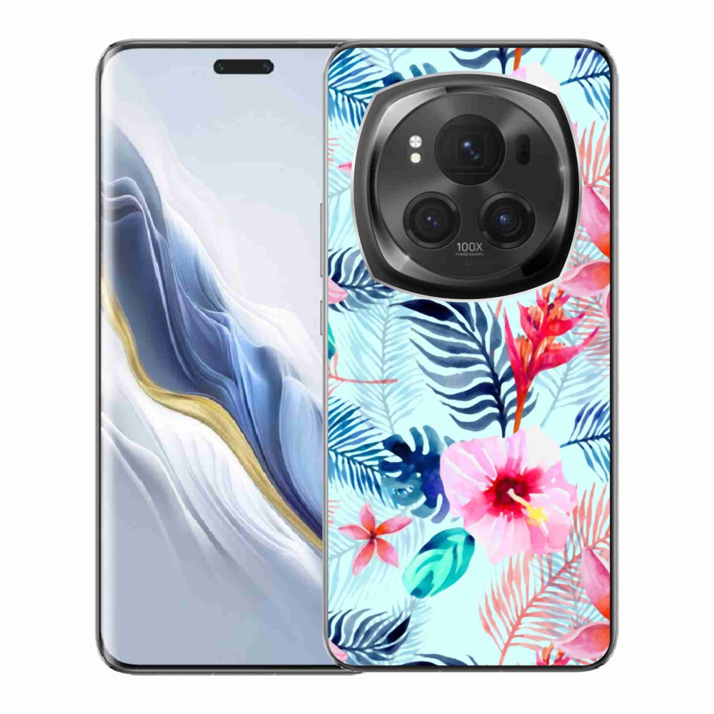 Gél borítás mmCase a Honor Magic 6 Pro 5G számára - virágok