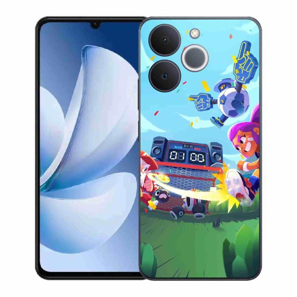 Zselés borítás mmCase a Realme Note 70T-hez - verekedős csillagok 1