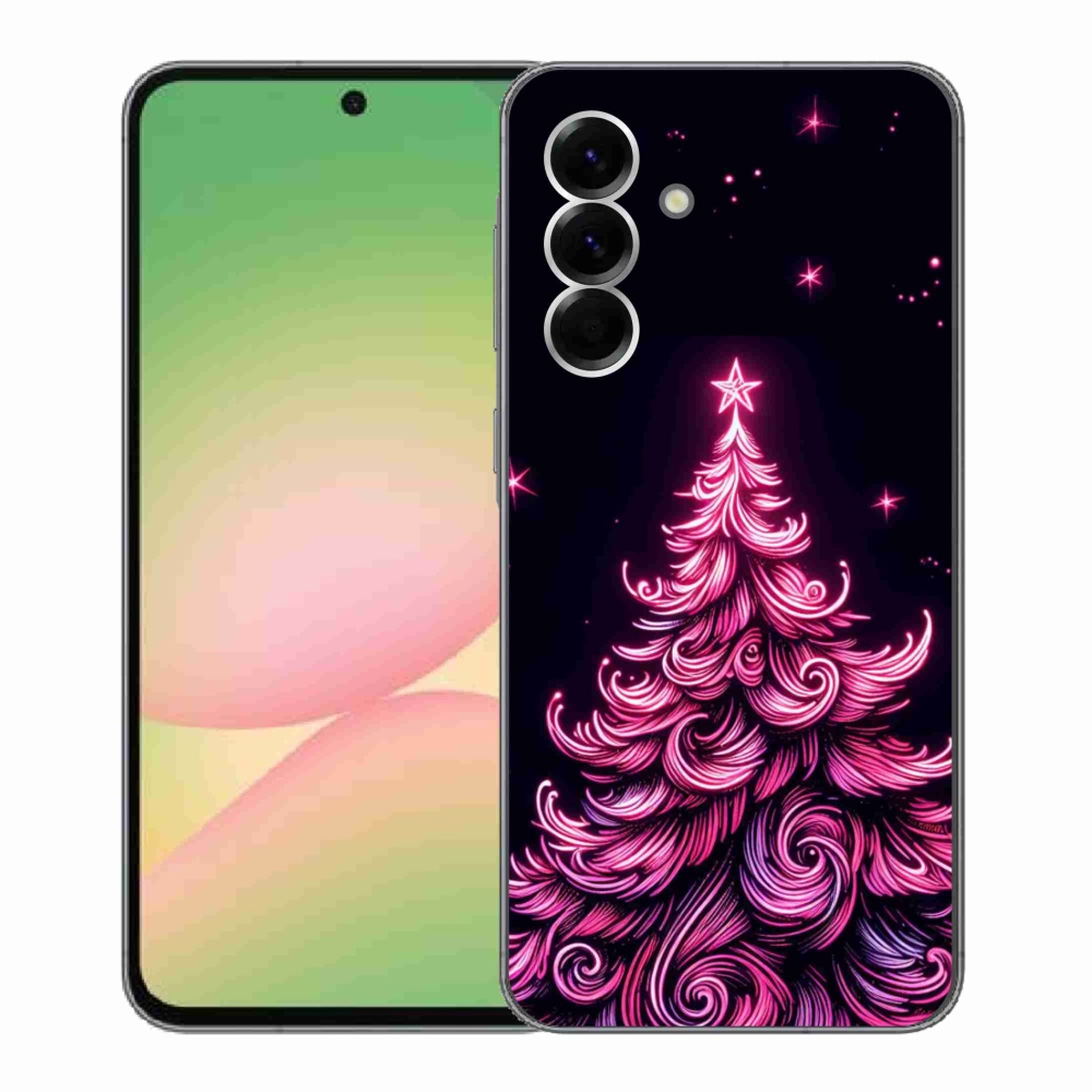 Gél borítás mmCase Samsung Galaxy A56 5G - neon karácsonyfa 2