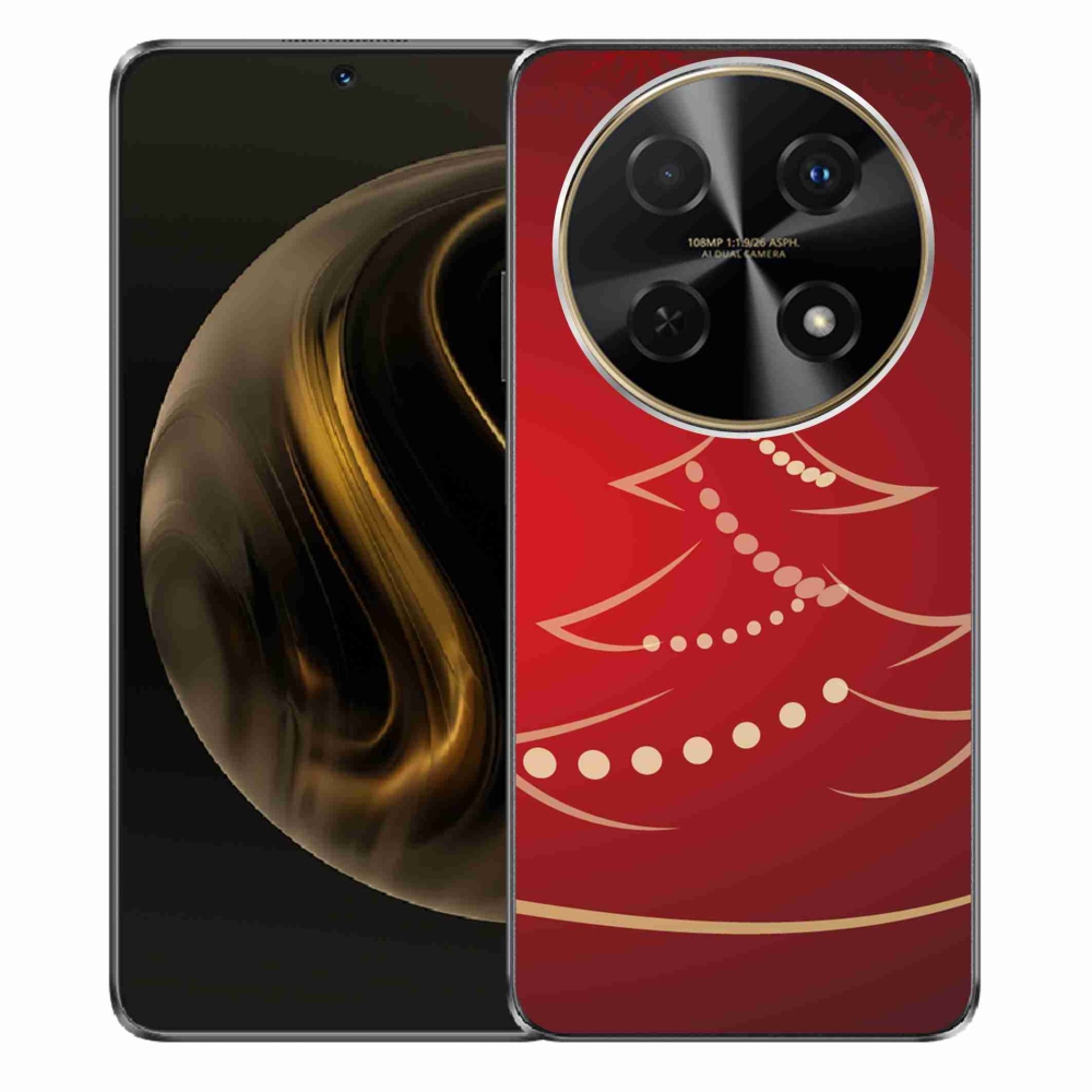 Gél borító mmCase a Huawei Nova 12i készülékhez - karácsonyfa karikatúra