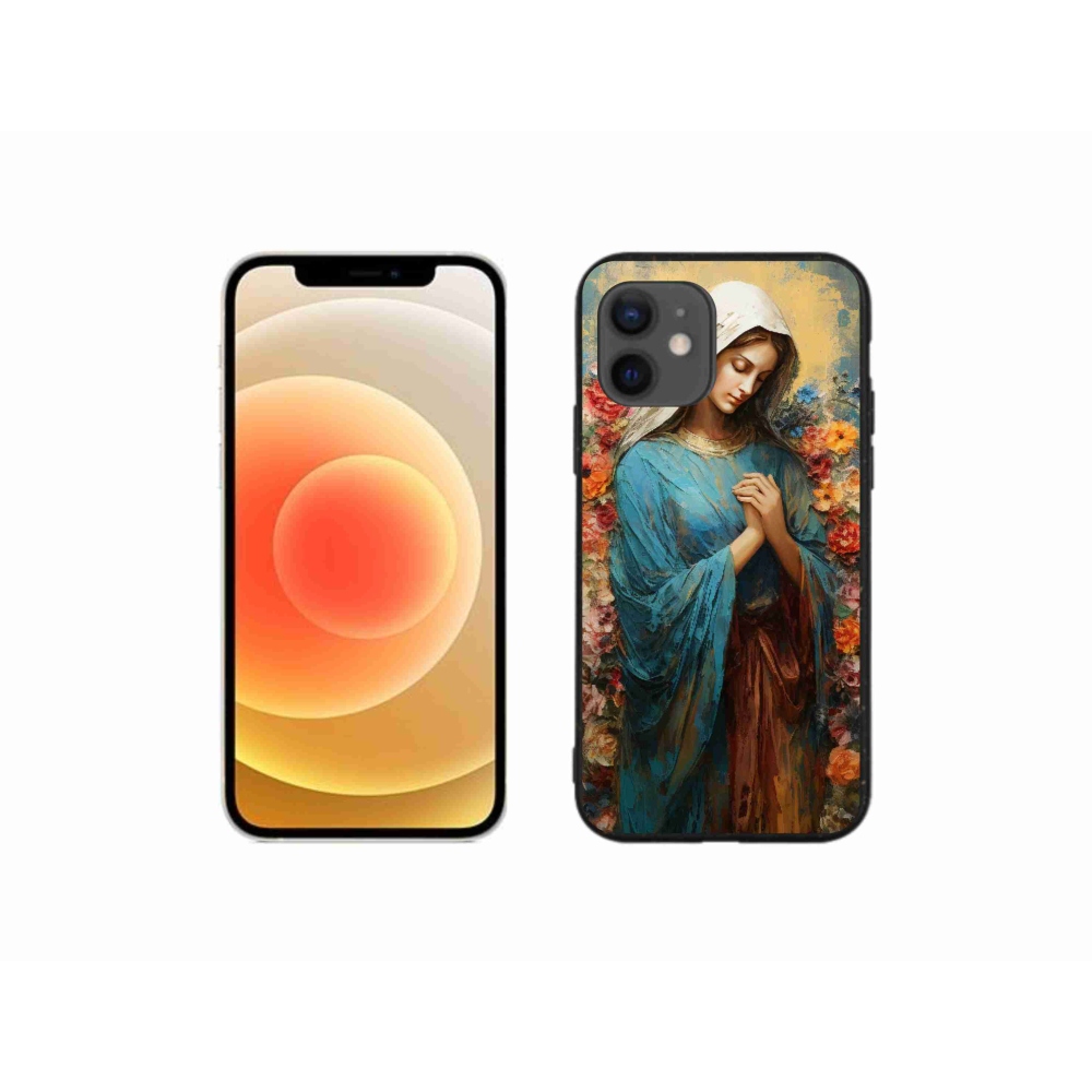 Gél borítás mmCase iPhone 12 mini készülékhez - szent nő
