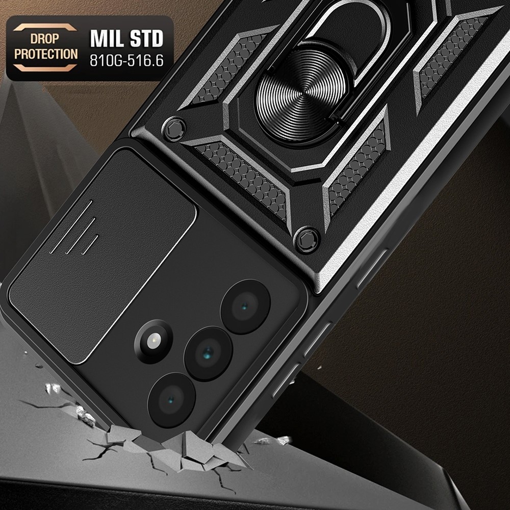 Csúszásálló borítás Samsung Galaxy A56 5G készülékhez - fekete