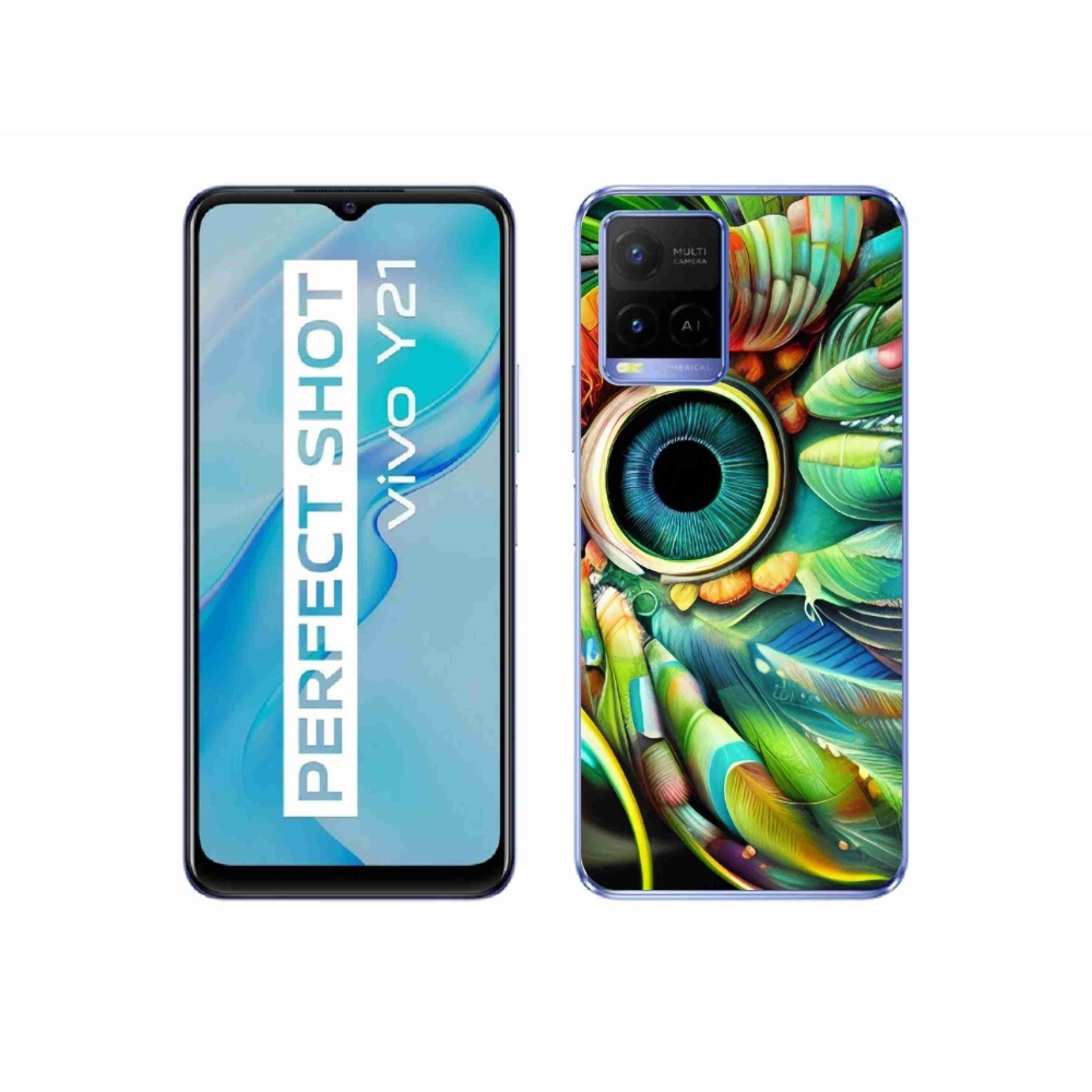 Zselés borítás mmCase a Vivo Y21/Y21s/Y33s készülékhez - absztrakt motívum 18