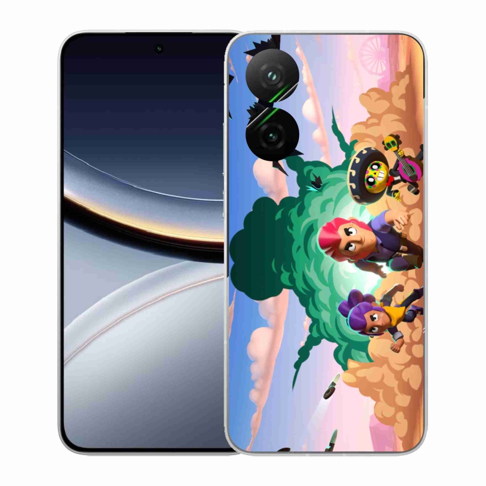 Gél borítás mmCase a Xiaomi Poco F7 5G-hez - verekedős csillagok