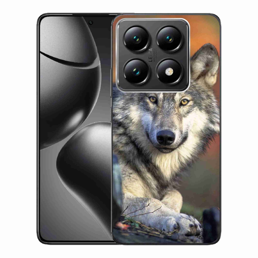 Gél borítás mmCase a Xiaomi 14T Pro számára - farkas
