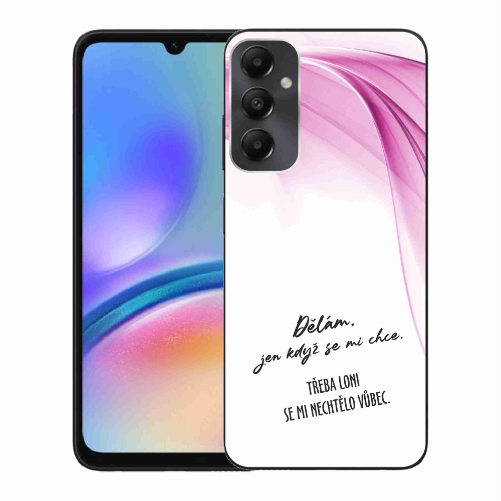 Gél borító mmCase Samsung Galaxy A05s készülékhez - vicces szöveg 12 fehér háttér