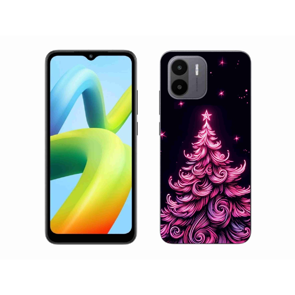 Gél borítás mmCase a Xiaomi Redmi A1/Redmi A2 - neon karácsonyfa 2