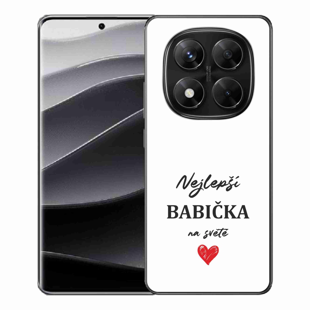 Gél borítás mmCase a Xiaomi Redmi Note 14 Pro 5G/Poco X7 5G - legjobb nagyi 1 fehér háttérrel