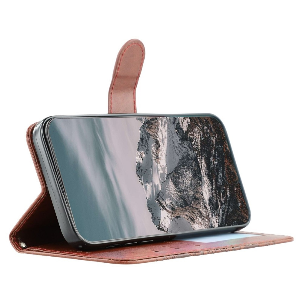 Mandala könyvtáska Xiaomi Redmi 15 5G - barna