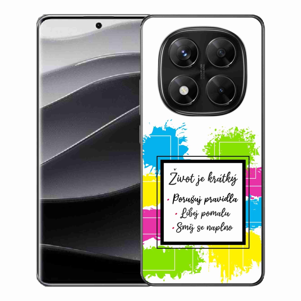 Gél borítás mmCase a Xiaomi Redmi Note 14 Pro 5G/Poco X7 5G számára - idézem 5 fehér háttér