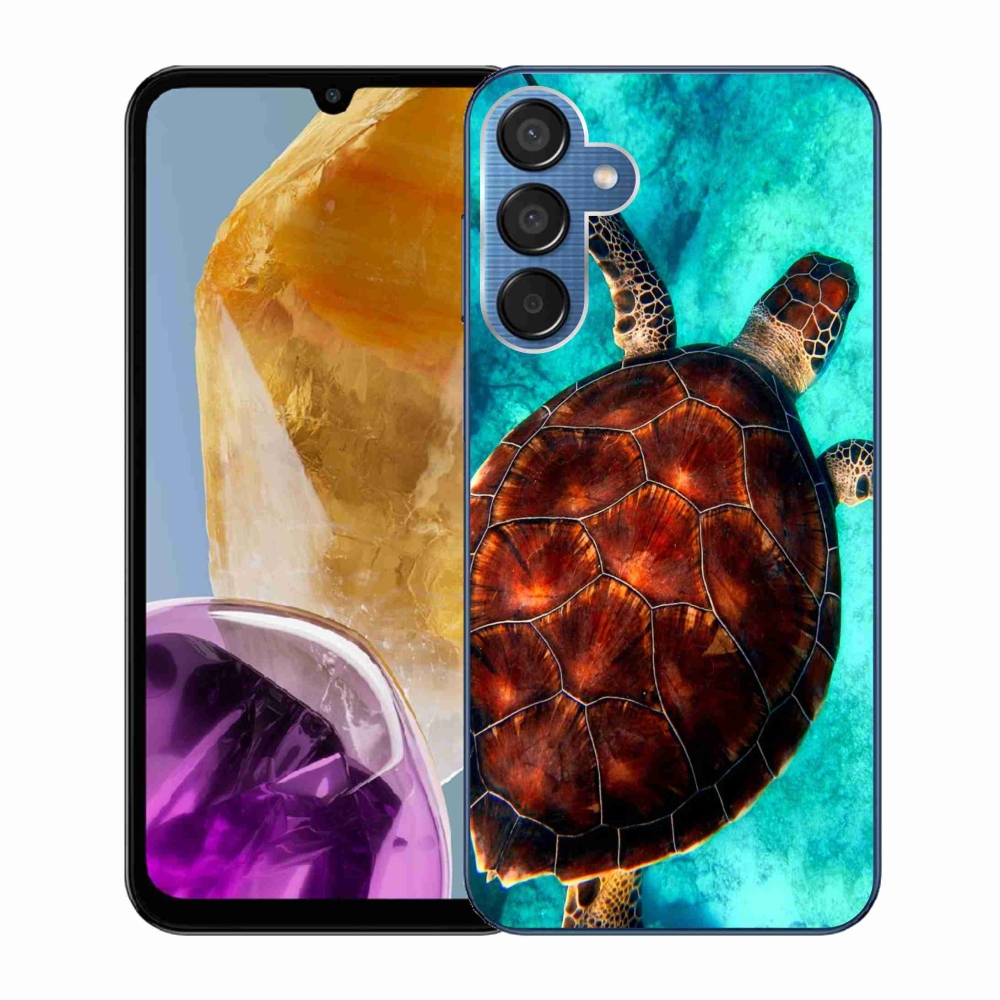 Gél védőhuzat mmCase Samsung Galaxy M15 5G - teknősbéka