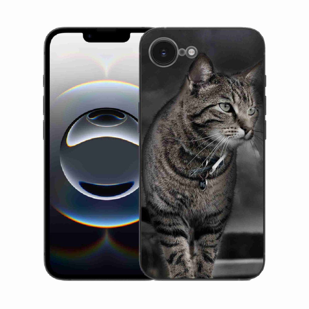 Zselés borítás mmCase iPhone 16e készülékhez - macska