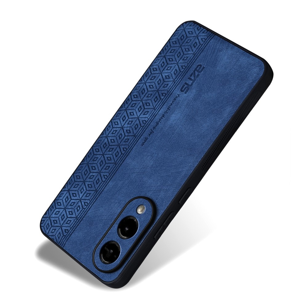 AZNS gél tok PU bőrrel borított Samsung Galaxy S25 Edge - kék