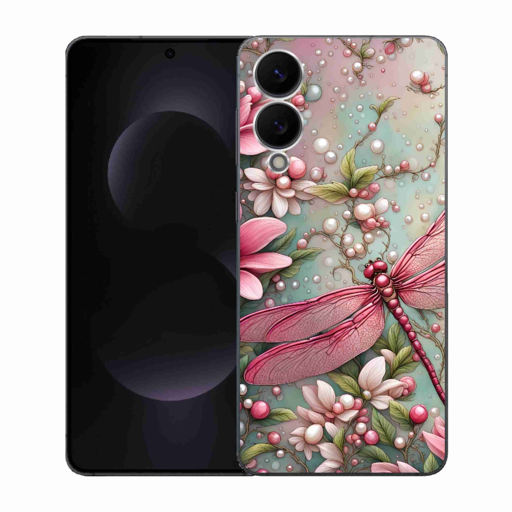 Gél védőhuzat mmCase Samsung Galaxy S25 Edge készülékhez - szitakötő