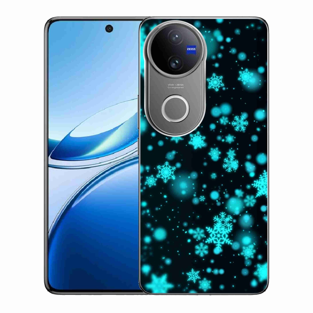 Zselés borítás mmCase a Vivo V50 5G készülékhez - hópelyhek 1