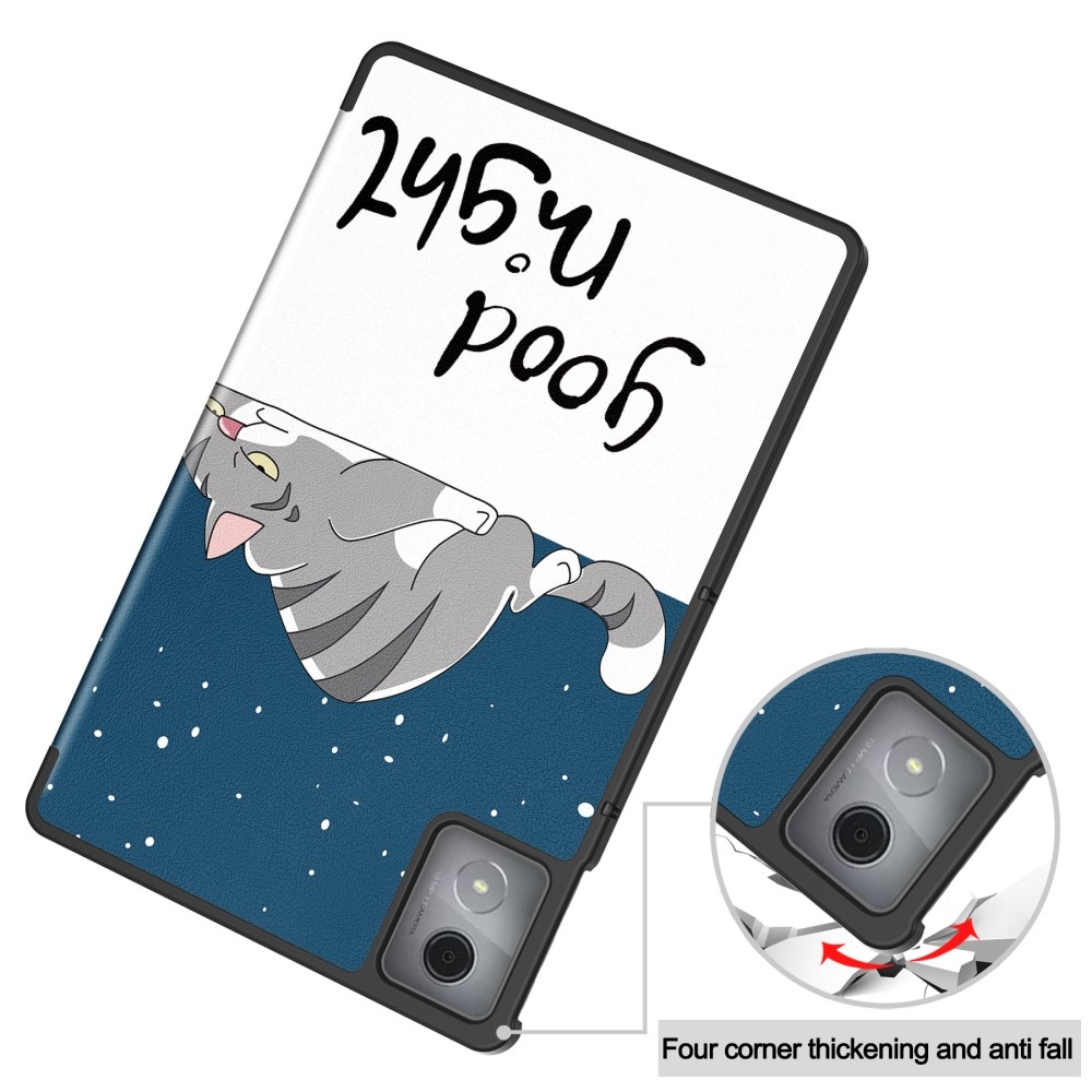 Patte intelligens záró tok Lenovo Tab K11 Plus-hoz - macska