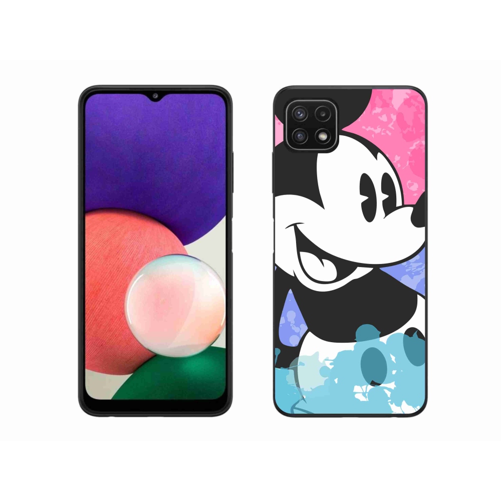 Zselés borítás mmCase Samsung Galaxy A22 5G - mickey egérhez