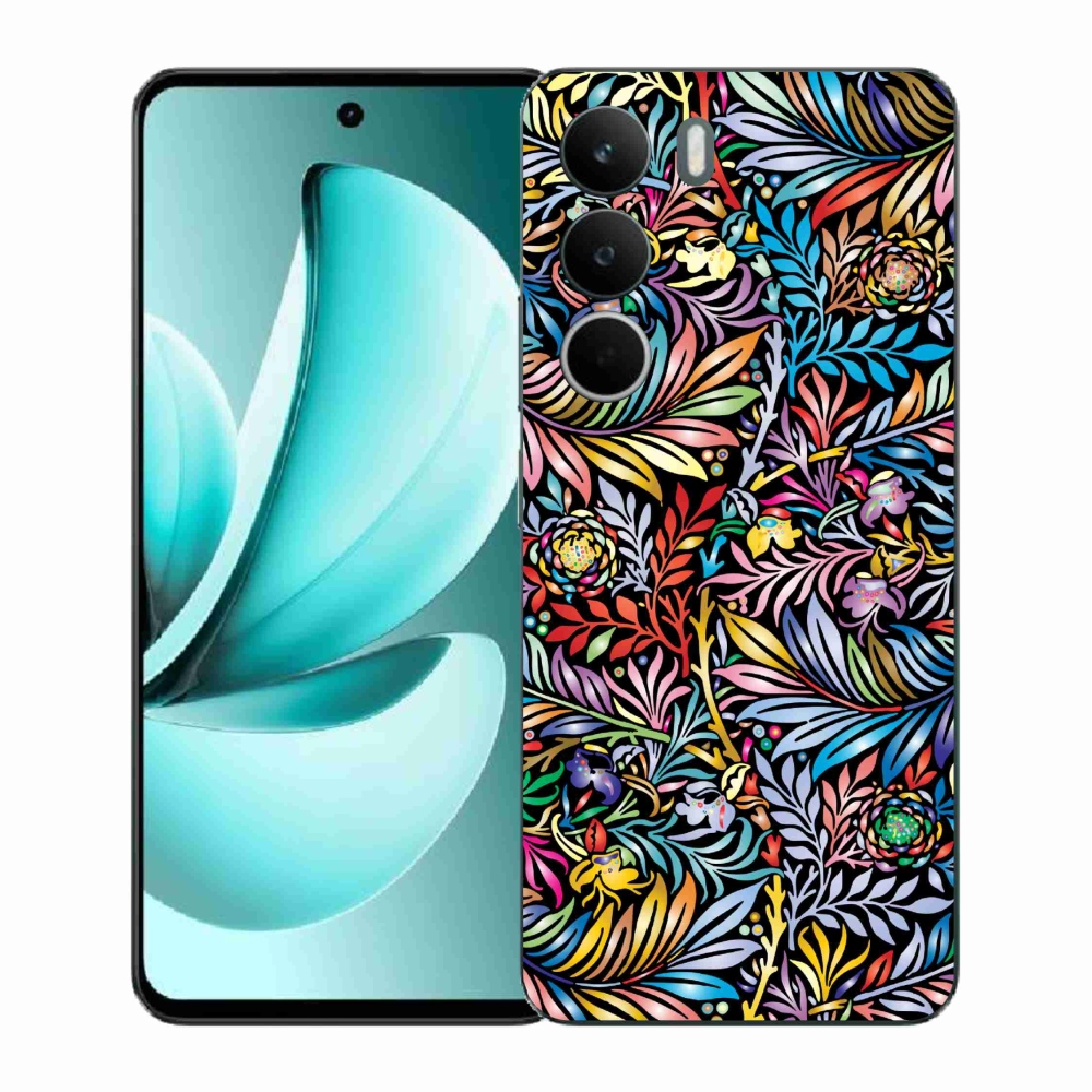 Gél borító mmCase a Realme C71 készülékhez - virágok 5