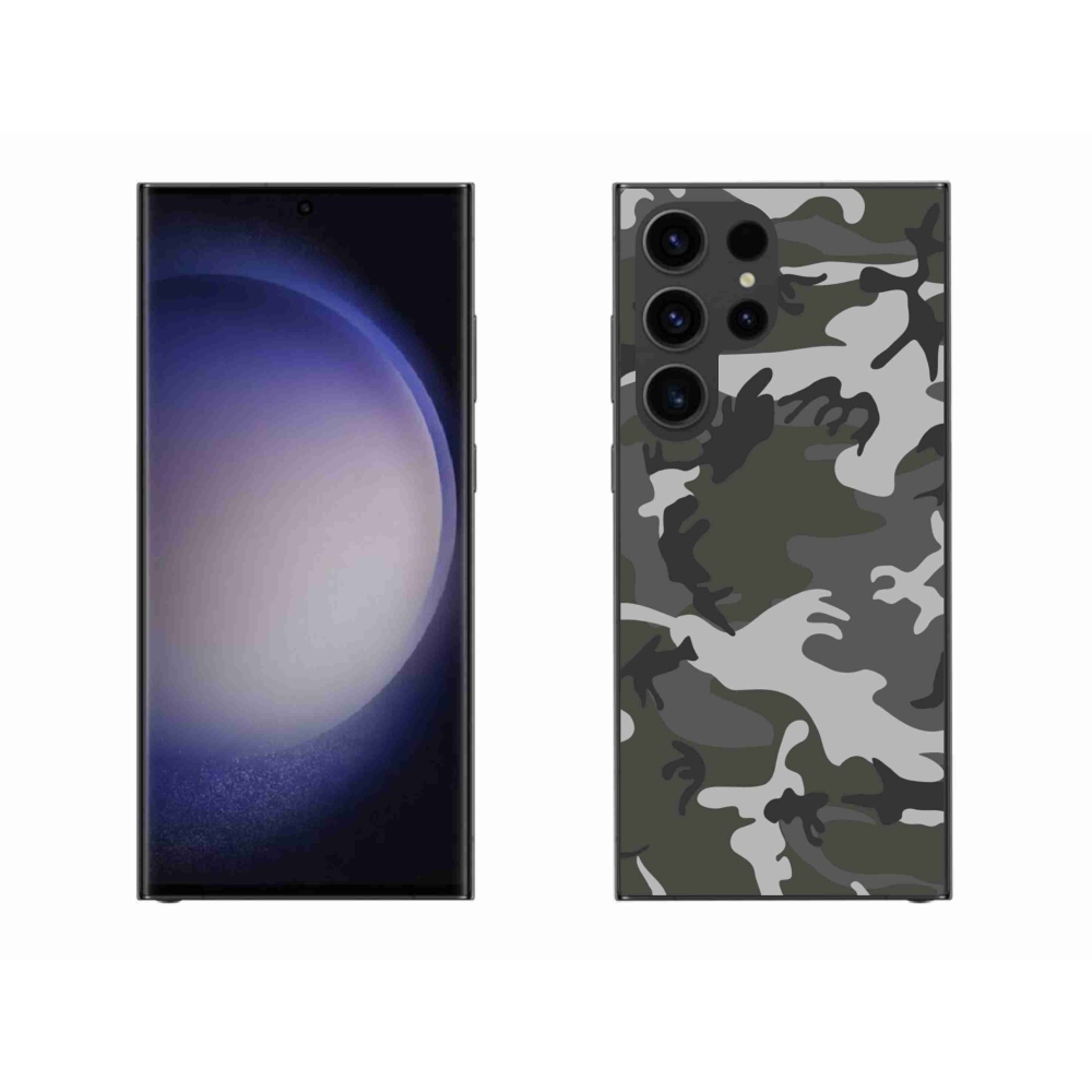 Zselés borítás mmCase Samsung Galaxy S23 Ultra 5G - álcázó mintázatú tok