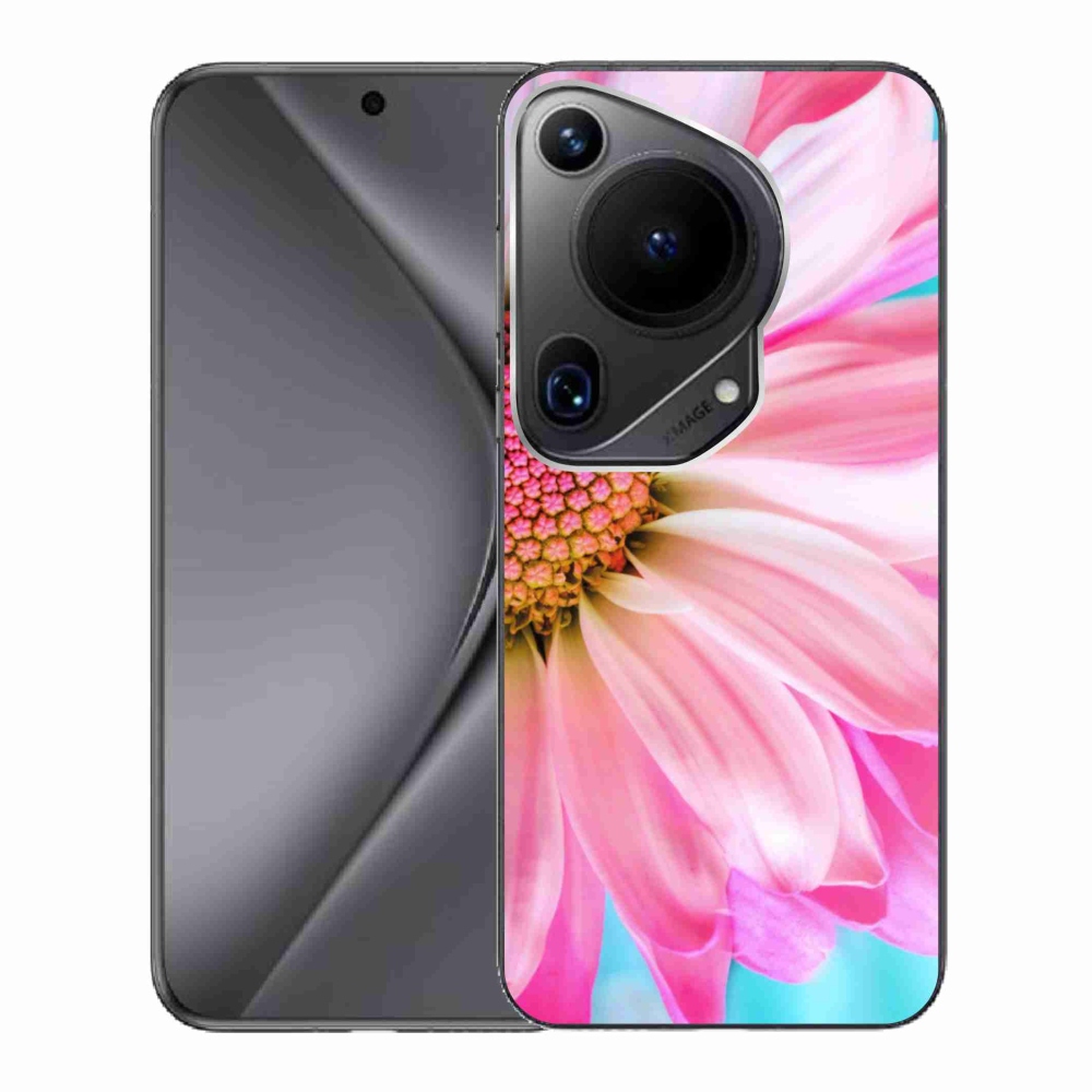 Gél borító mmCase a Huawei Pura 70 Ultra készülékhez - rózsaszín virág