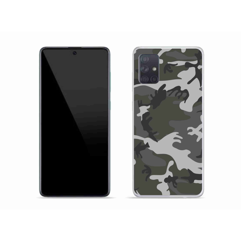 Zselés borítás mmCase Samsung Galaxy A51 készülékhez - terepszínű minta