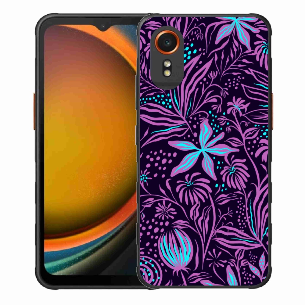 Gél borítás mmCase Samsung Galaxy Xcover 7 - virágok 2