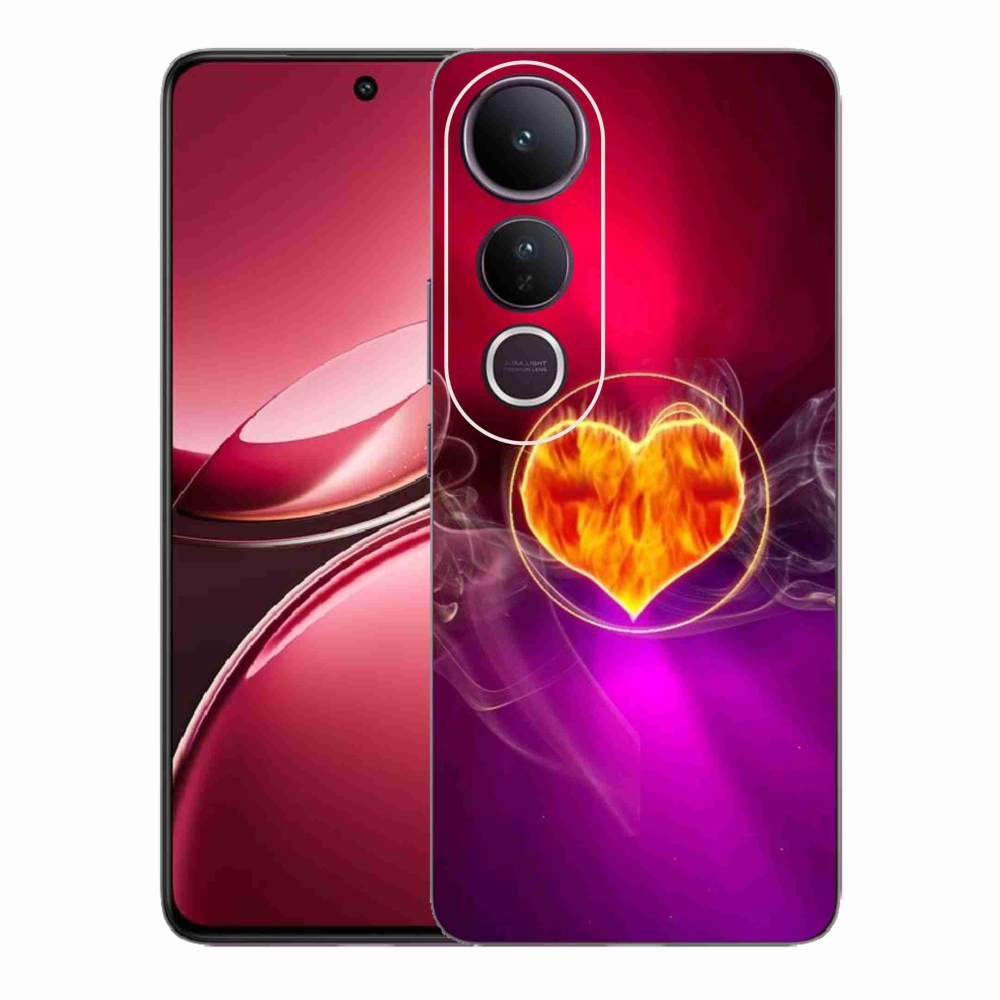 Gél borítás mmCase a Vivo V50 Lite 4G/5G készülékhez - tüzes szív